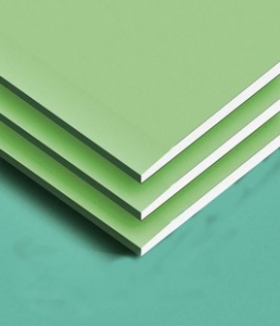 Water resistant gypsum board